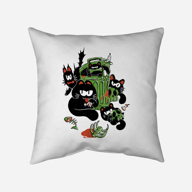 Purr-petrators-None-Removable Cover w Insert-Throw Pillow-Henrique Torres