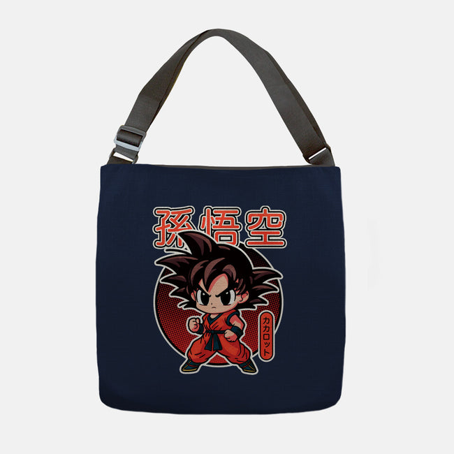 Lil Saiyan-None-Adjustable Tote-Bag-fanfreak1