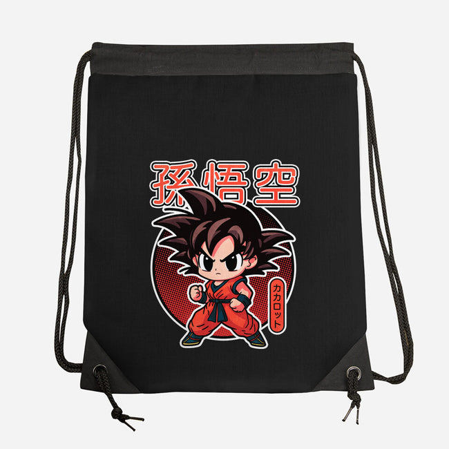 Lil Saiyan-None-Drawstring-Bag-fanfreak1