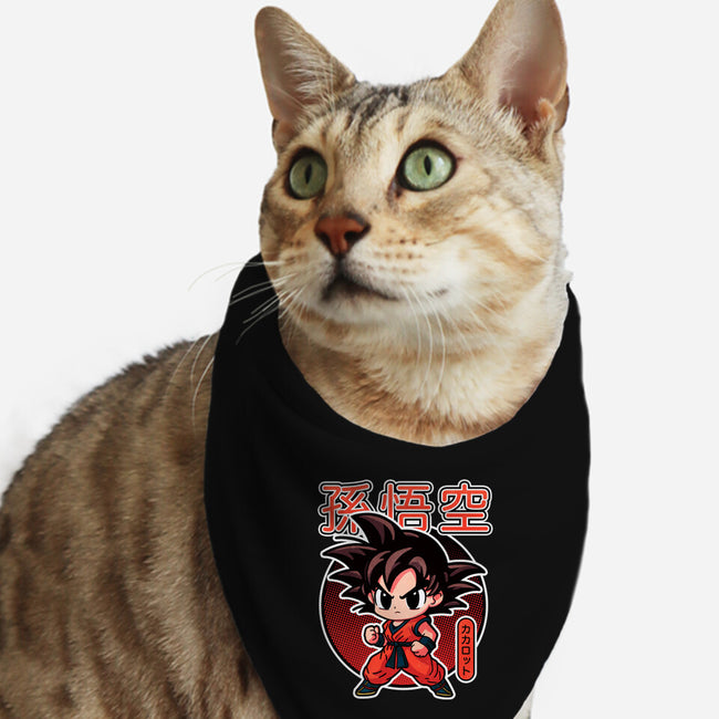 Lil Saiyan-Cat-Bandana-Pet Collar-fanfreak1