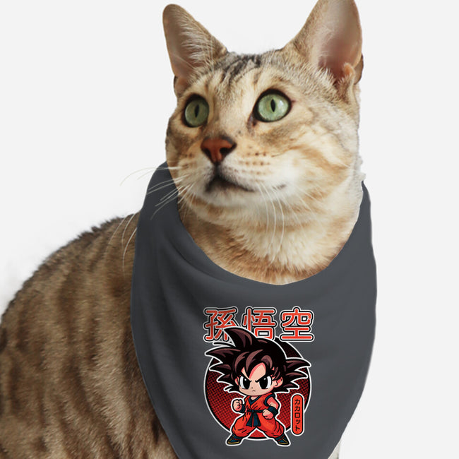 Lil Saiyan-Cat-Bandana-Pet Collar-fanfreak1