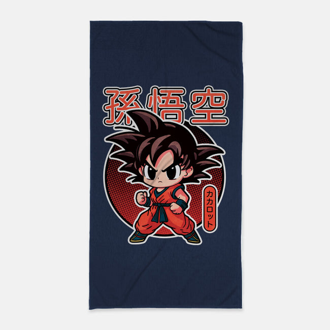 Lil Saiyan-None-Beach-Towel-fanfreak1