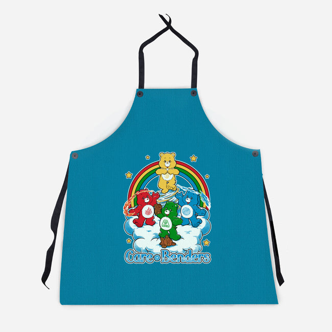 Elemental Bears-Unisex-Kitchen-Apron-Studio Mootant