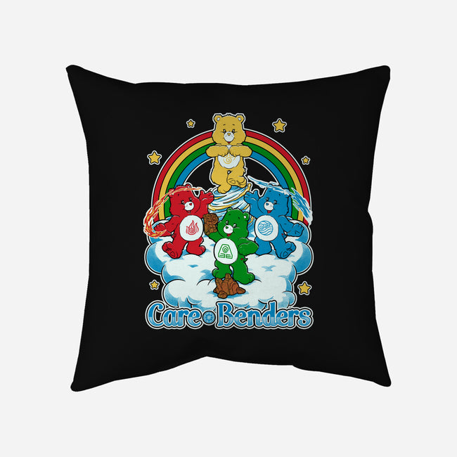 Elemental Bears-None-Removable Cover-Throw Pillow-Studio Mootant