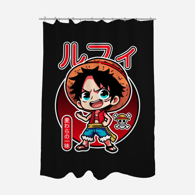 Little Pirate King-None-Polyester-Shower Curtain-fanfreak1