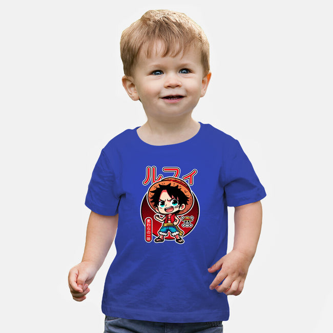 Little Pirate King-Baby-Basic-Tee-fanfreak1