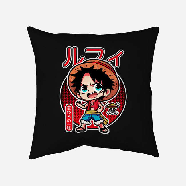 Little Pirate King-None-Removable Cover-Throw Pillow-fanfreak1