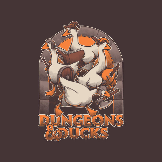 Dungeons And Ducks-Womens-Basic-Tee-Studio Mootant