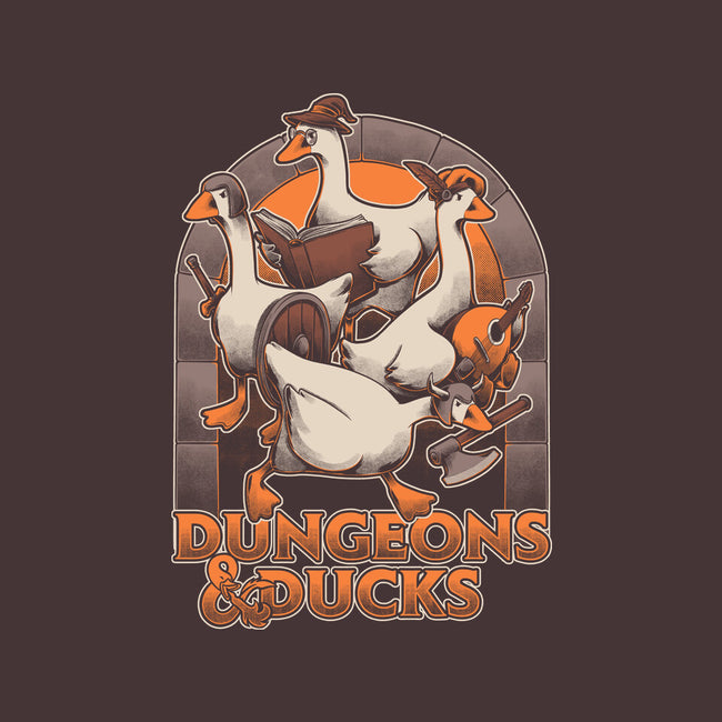 Dungeons And Ducks-Unisex-Kitchen-Apron-Studio Mootant