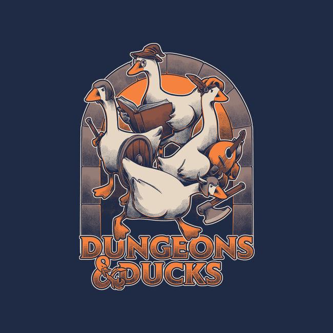 Dungeons And Ducks-Womens-Fitted-Tee-Studio Mootant