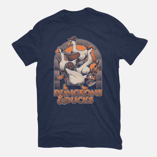 Dungeons And Ducks-Youth-Basic-Tee-Studio Mootant