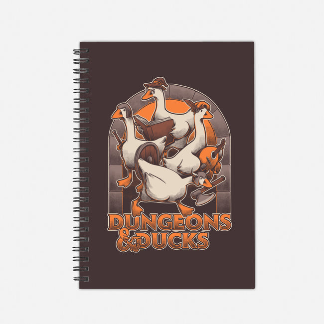 Dungeons And Ducks-None-Dot Grid-Notebook-Studio Mootant