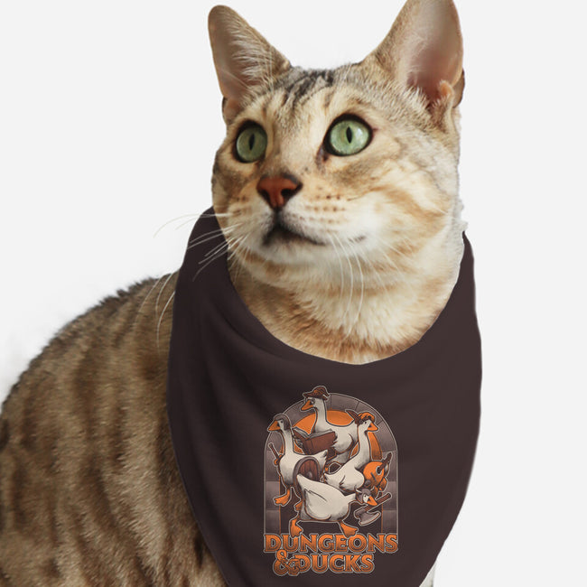 Dungeons And Ducks-Cat-Bandana-Pet Collar-Studio Mootant