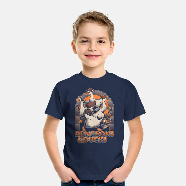 Dungeons And Ducks-Youth-Basic-Tee-Studio Mootant