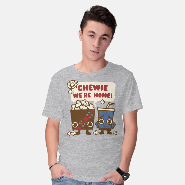 Chewie We're Home-Mens-Basic-Tee-Weird & Punderful