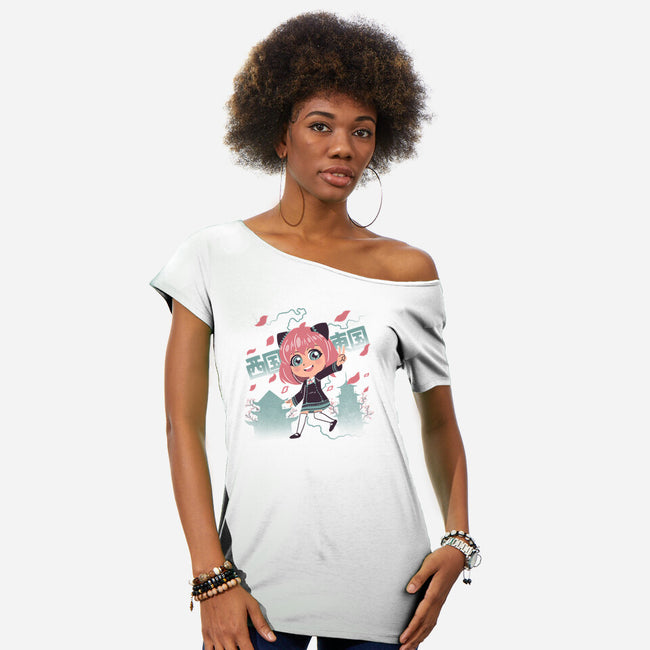 Spy Of Hope-Womens-Off Shoulder-Tee-estudiofitas