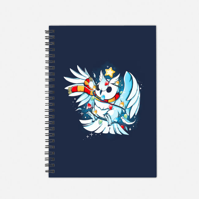 Christmas Owl-None-Dot Grid-Notebook-Vallina84