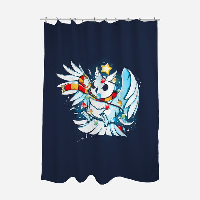 Christmas Owl-None-Polyester-Shower Curtain-Vallina84