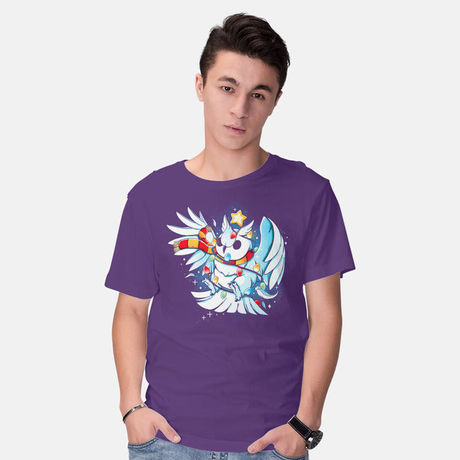 Christmas Owl-Mens-Basic-Tee-Vallina84