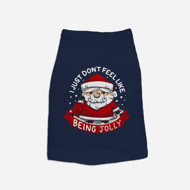 Not So Jolly Old Saint Nick-Dog-Basic-Pet Tank-Aarons Art Room