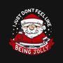 Not So Jolly Old Saint Nick-Womens-Fitted-Tee-Aarons Art Room