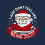 Not So Jolly Old Saint Nick-Womens-V-Neck-Tee-Aarons Art Room