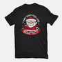 Not So Jolly Old Saint Nick-Womens-Basic-Tee-Aarons Art Room