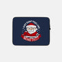 Not So Jolly Old Saint Nick-None-Zippered-Laptop Sleeve-Aarons Art Room