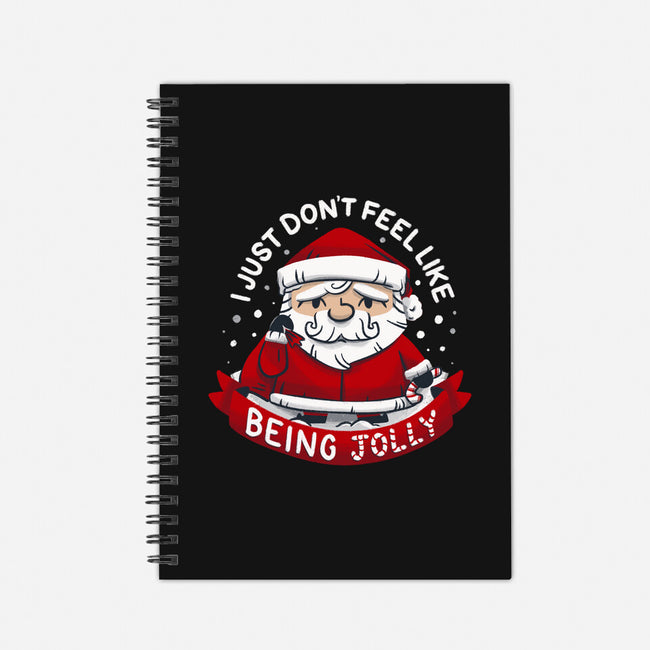 Not So Jolly Old Saint Nick-None-Dot Grid-Notebook-Aarons Art Room