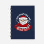 Not So Jolly Old Saint Nick-None-Dot Grid-Notebook-Aarons Art Room