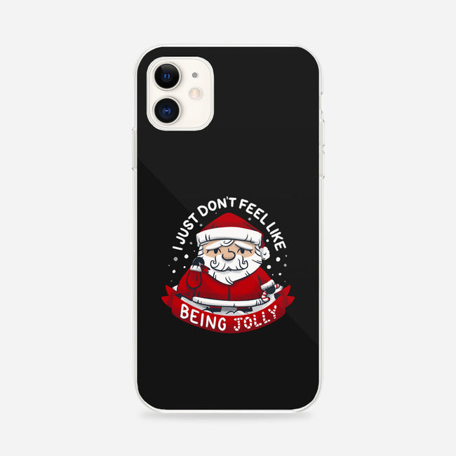 Not So Jolly Old Saint Nick-iPhone-Snap-Phone Case-Aarons Art Room