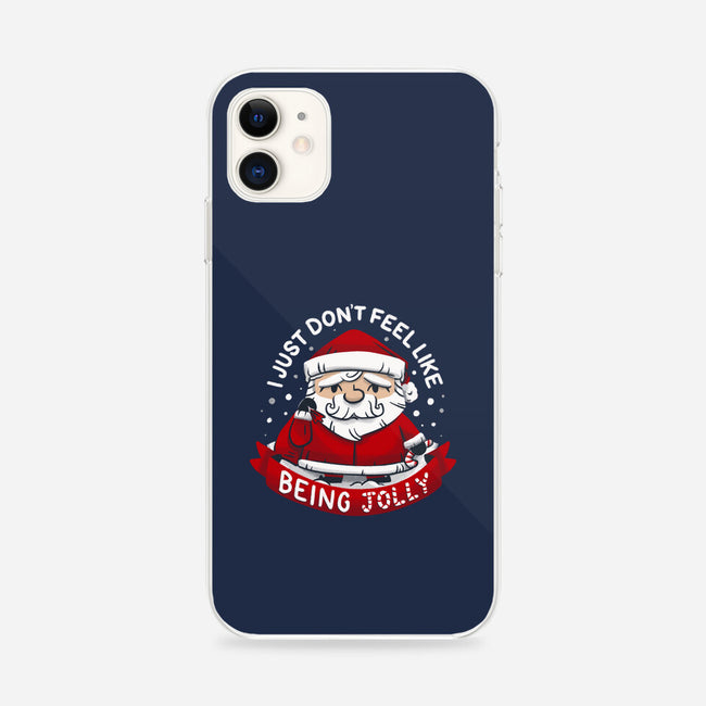 Not So Jolly Old Saint Nick-iPhone-Snap-Phone Case-Aarons Art Room