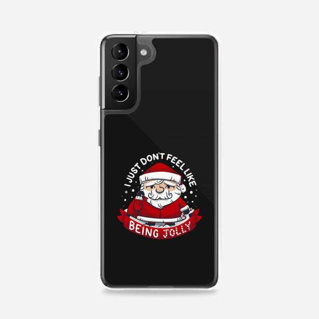 Not So Jolly Old Saint Nick-Samsung-Snap-Phone Case-Aarons Art Room