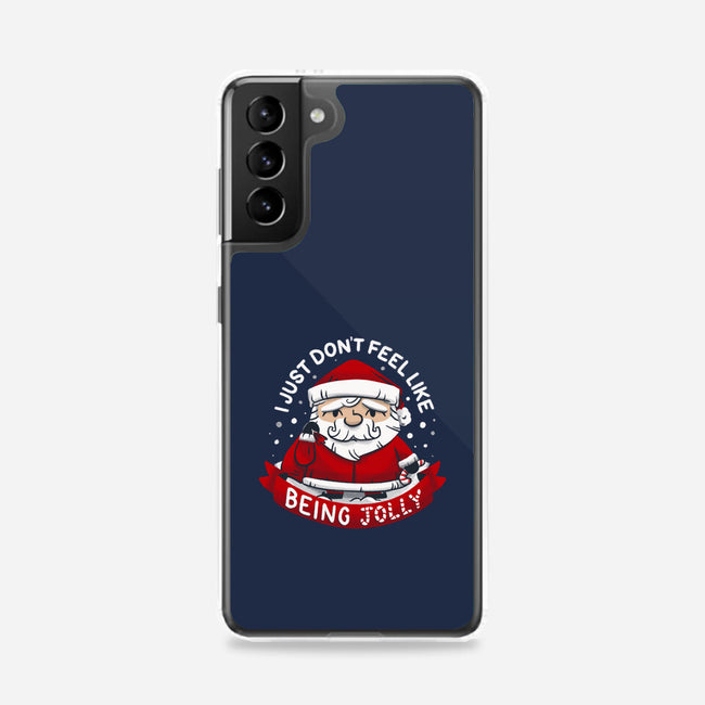 Not So Jolly Old Saint Nick-Samsung-Snap-Phone Case-Aarons Art Room