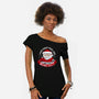 Not So Jolly Old Saint Nick-Womens-Off Shoulder-Tee-Aarons Art Room