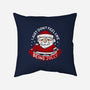 Not So Jolly Old Saint Nick-None-Removable Cover-Throw Pillow-Aarons Art Room