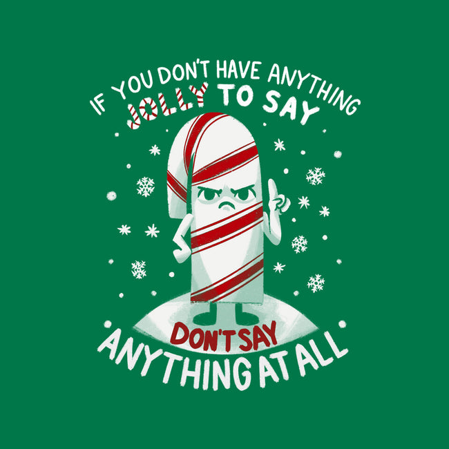 Speak Only Jolly Things-Womens-Fitted-Tee-Aarons Art Room