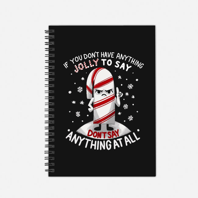 Speak Only Jolly Things-None-Dot Grid-Notebook-Aarons Art Room