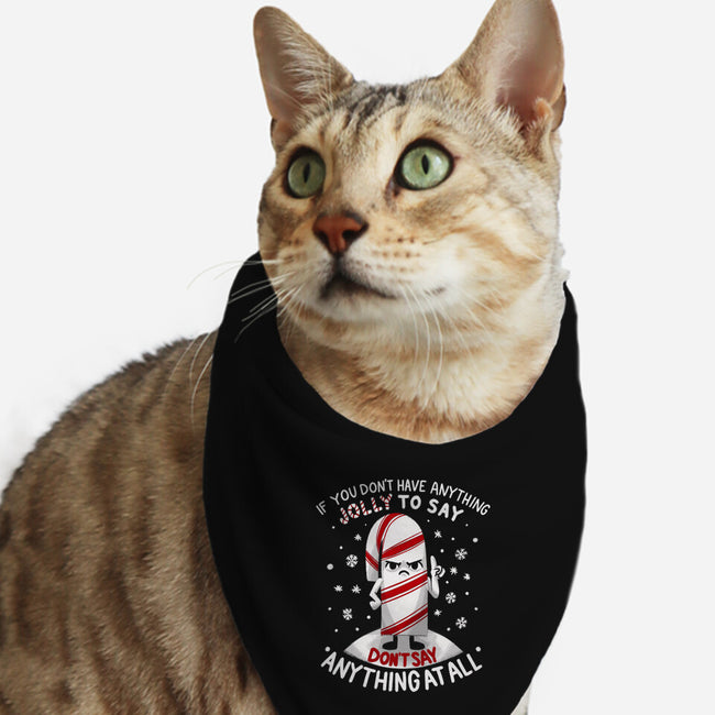 Speak Only Jolly Things-Cat-Bandana-Pet Collar-Aarons Art Room