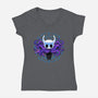 Shadow Knight Cult-Womens-V-Neck-Tee-spoilerinc