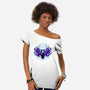 Shadow Knight Cult-Womens-Off Shoulder-Tee-spoilerinc