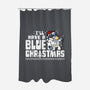 Bluey Xmas-None-Polyester-Shower Curtain-Boggs Nicolas