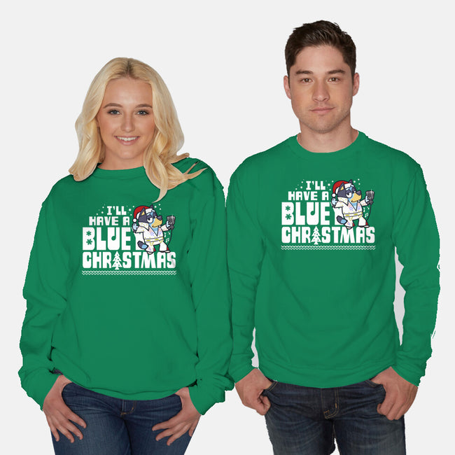 Bluey Xmas-Unisex-Crew Neck-Sweatshirt-Boggs Nicolas