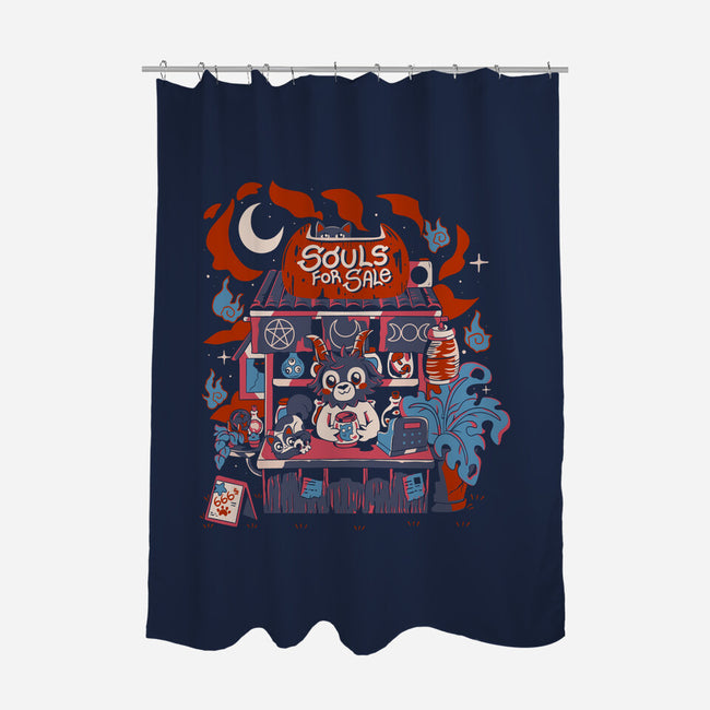 Souls For Sale-None-Polyester-Shower Curtain-Nerd Universe