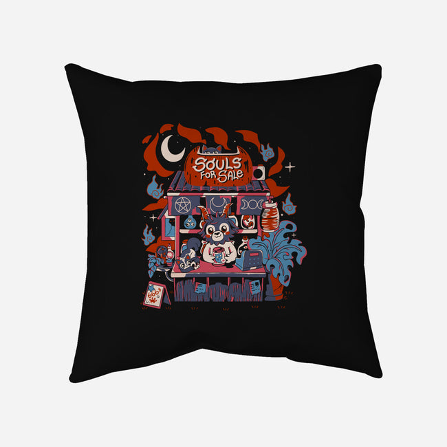 Souls For Sale-None-Non-Removable Cover w Insert-Throw Pillow-Nerd Universe