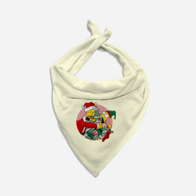 Not Santa's Helper-Dog-Bandana-Pet Collar-MarianoSan