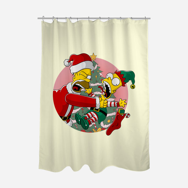 Not Santa's Helper-None-Polyester-Shower Curtain-MarianoSan