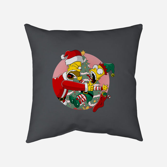 Not Santa's Helper-None-Removable Cover-Throw Pillow-MarianoSan