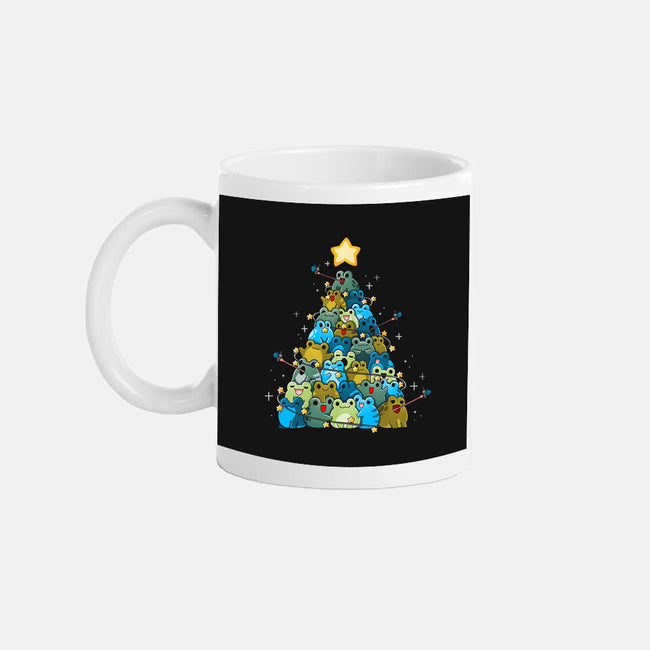 Froggy Christmas-None-Mug-Drinkware-Vallina84