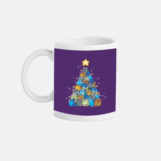 Froggy Christmas-None-Mug-Drinkware-Vallina84